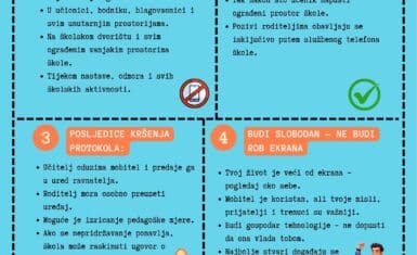 Novi protokol o korištenju mobitela i ostalih digitalnih uređaja u školi