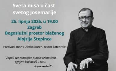 Pozivnica na misu u čast svetog Josemarije Pozivnica na misu u čast svetog Josemarije